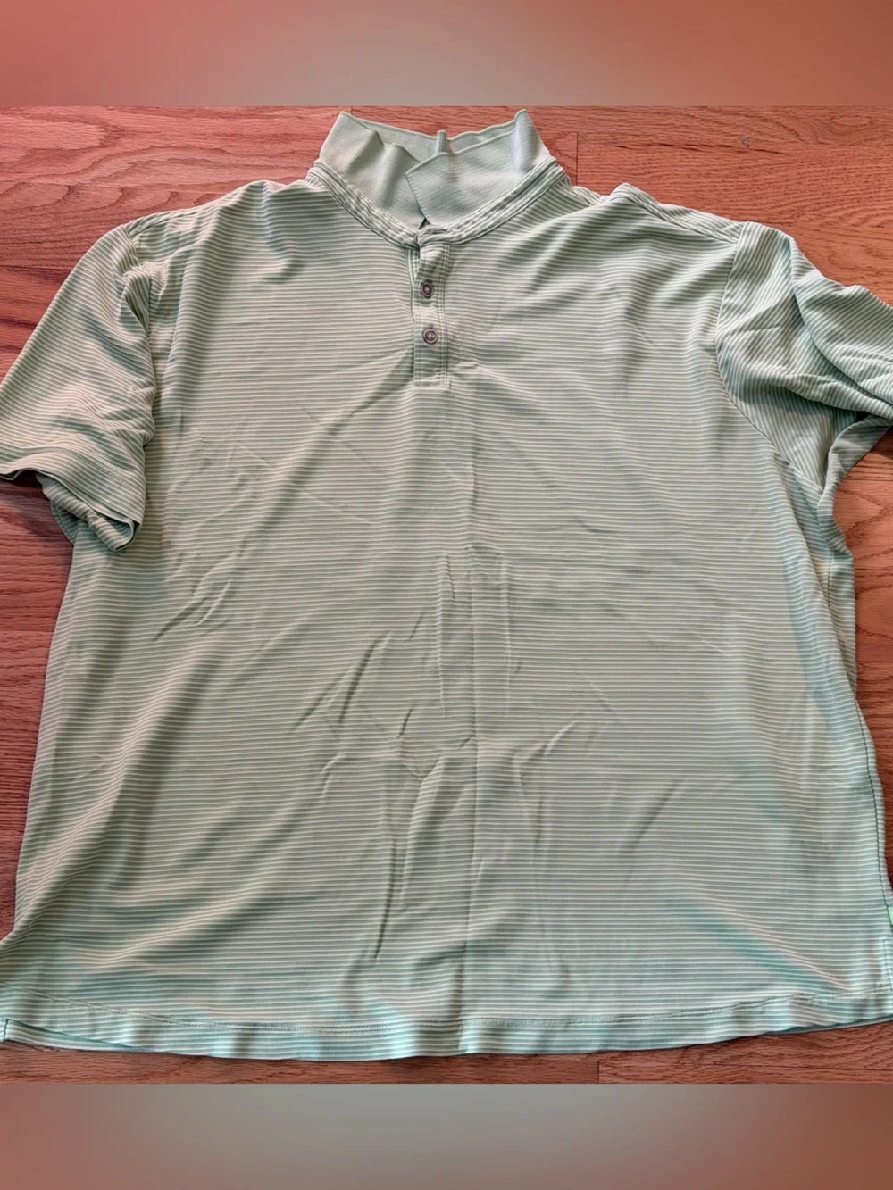 Tommy Bahama Mint Green Striped Polo
